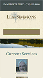 Mobile Screenshot of leaandsimmonsfuneralhome.com